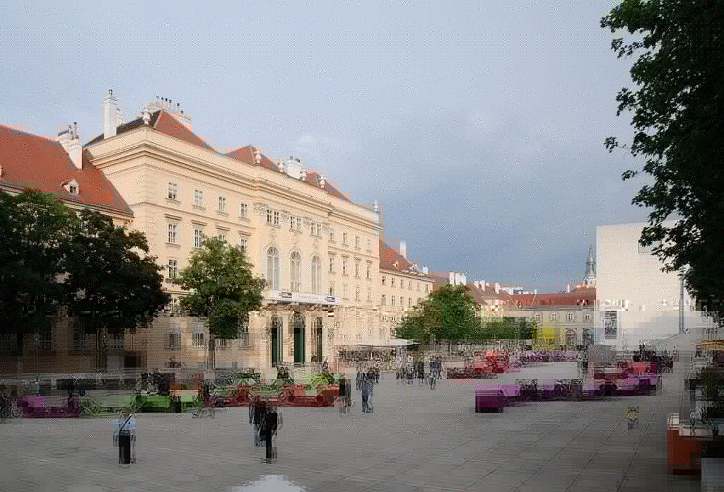 Museumsquartier courtyard