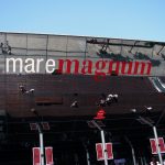 Maremagnum reflections above main entrance