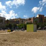 Barceloneta, view from the beach