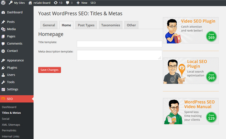 Yoast WordPress SEO plugin