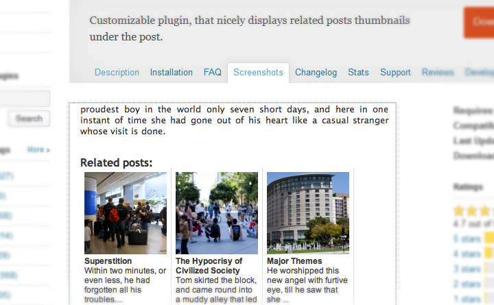 Related Posts Thumbnails