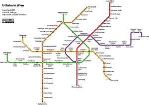 Vienna UBahn map