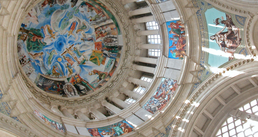 MNAC cupola paintings