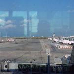 El Prat apron and T1 terminal wing
