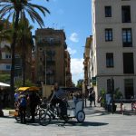 Rikshaw ride in Barceloneta