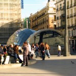 Puerta de Sol Metro and regional trains station entrance